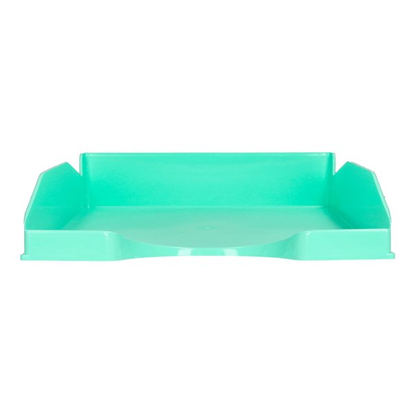 Bandeja Sobremesa Plastico Q-Connect Verde Menta Opaco 240X70X340Mm