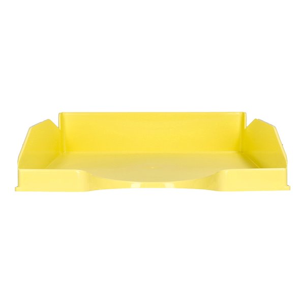 Bandeja Sobremesa Plastico Q-Connect Amarillo Pastel Opaco 240X70X340Mm