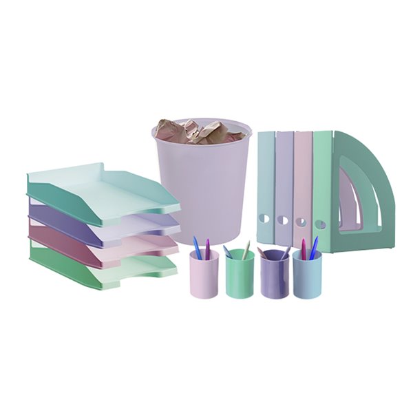 Bandeja Sobremesa Archivo 2000 Ecogreen Plastico 100% Reciclado Apilable Formatos Din A4 Y Folio Color Verde