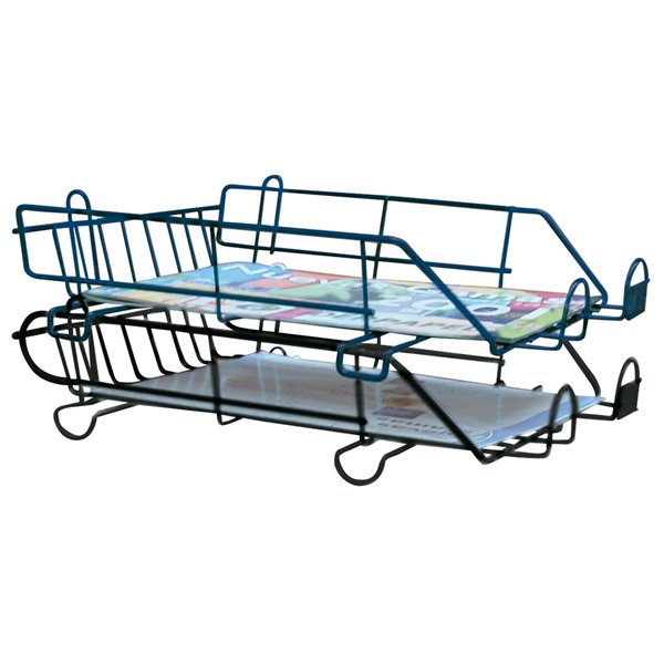 Bandeja Sobremesa Metalica 219 Negra 340X240 Mm