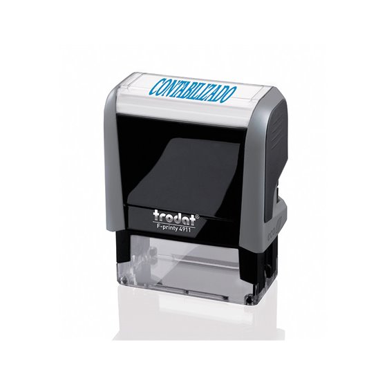 Sello Entintado Printy 4911 F8 P3 Contabilizado Almohadilla Azul