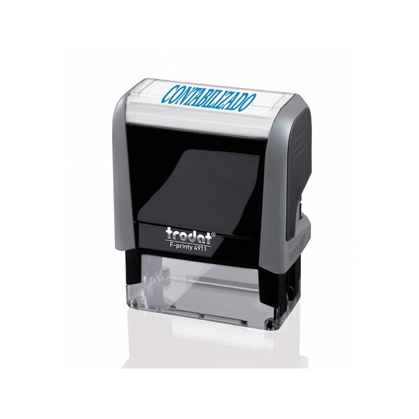 Sello Entintado Printy 4911 F8 P3 Contabilizado Almohadilla Azul