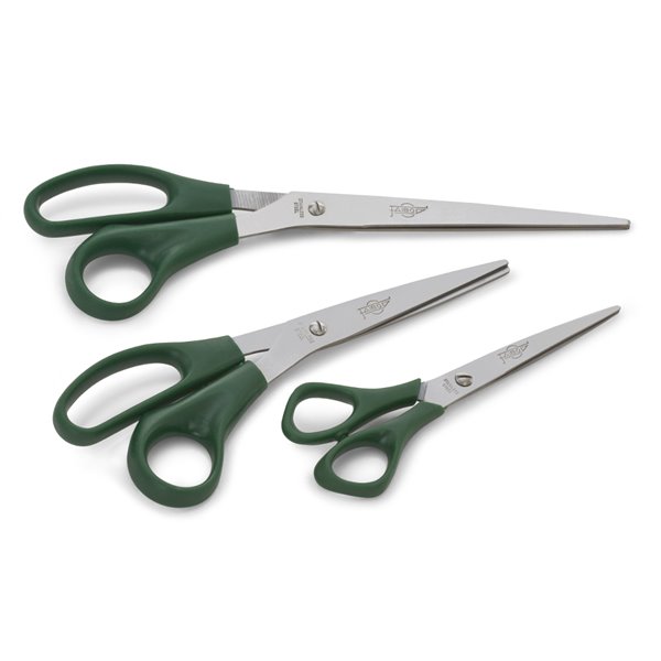 Tijera Oficina Faibo Acero Inoxidable 16 Cm Empuñadura Ergonomica En Blister