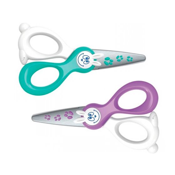 Tijera Escolar Maped Kidi-Cut 12 Cm Especial Para Infantil Corta Solo Papel Y Carton