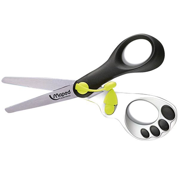 Tijera Escolar Maped Magic Up Koopy 13Cm Con Resorte Para Facilitar La Accion Del Corte Unidad