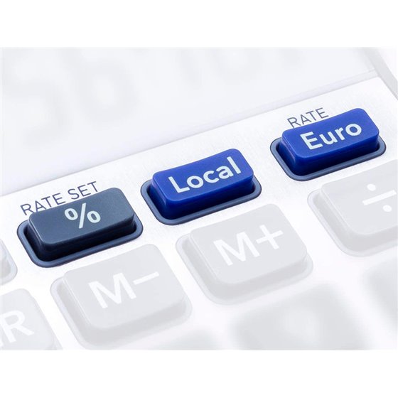 Calculadora Casio Ms-120Em Sobremesa 12 Digitos Tx +/- Color Azul