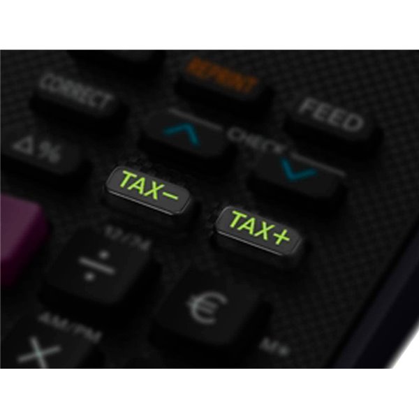 Calculadora Casio Hr-150Rce Impresora Pantalla Lc Papel 58 Mm Impresion Bicolor 12 Digitos Ac/Dc Color Negro