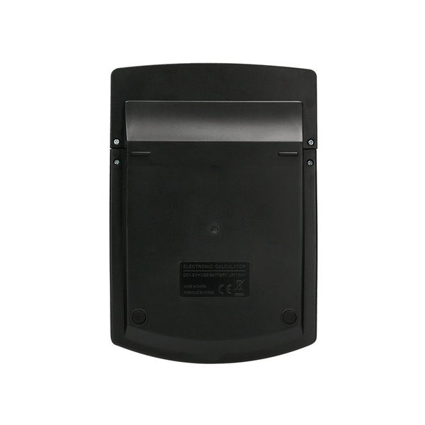 Calculadora Liderpapel Sobremesa Xf40 12 Digitos Dos Lineas Solar Y Pilas Negro 175X120X30 Mm 40% Reciclada