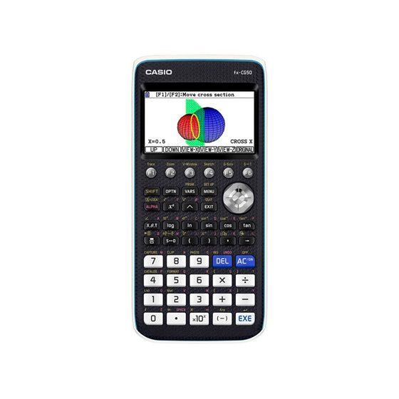 Calculadora Casio Fx-Cg50 Cientifica Grafica 8 Lineas 21 Caracteres Pantalla Color 3D Memoria 16 Mb Conexion Usb