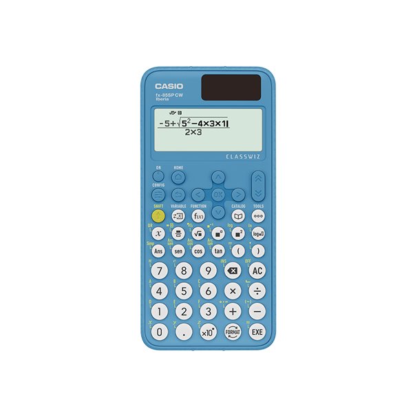 Calculadora Casio Fx-85Sp Cw Iberia Solar Cientifica +300 Funciones 9 Memorias 15+10+2 Digitos 16 Mb Flash Con Tapa