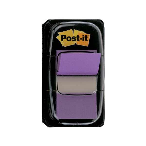 Banderitas Separadoras 680-8 Violeta Dispensador De 50 Unidades