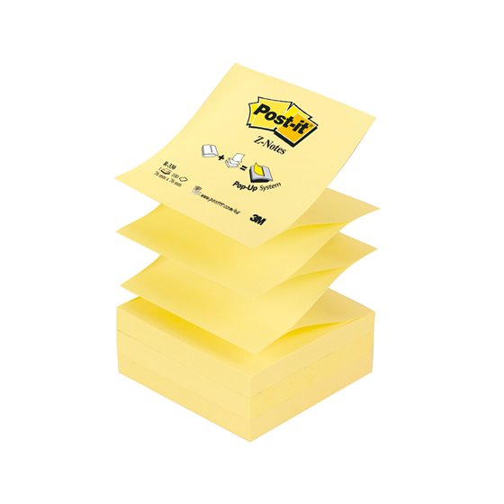 Bloc De Notas Adhesivas Quita Y Pon Post-It 76X76 Mm Z-Notes