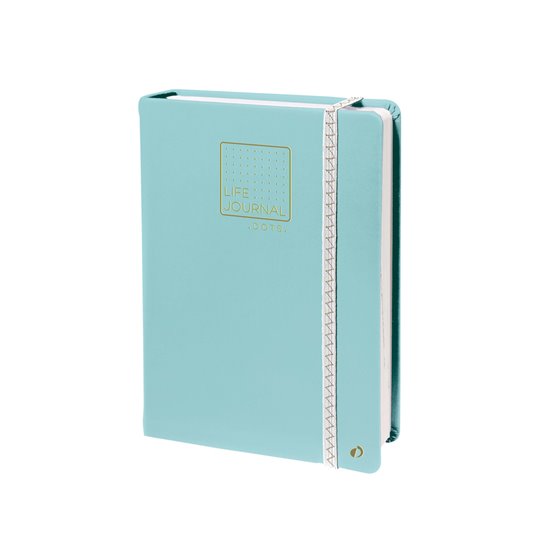 Libreta Quo Vadis Life Journal Infinite Dots Puntos 15X21 Cm 224 Hojas Tapa Similpiel Verde