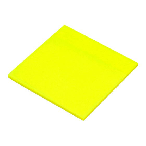 Bloc De Notas Adhesivas Quita Y Pon Q-Connect 76X76 Mm Removible Plastico Translucido Amarillo Neon Con 50 Hojas