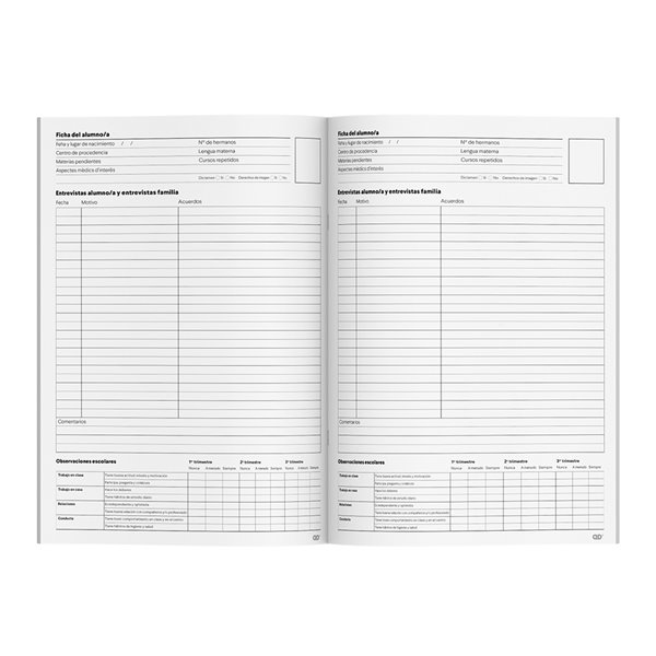 Cuaderno De Tutoria Additio A4 Seguimiento Del Alumnado Y Faltas De Asistencia