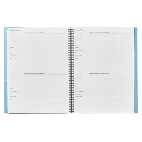 Bloc Triplex Additio Plan Curso Evaluacion Continua Plansemanal Tutorias Mas 6 Fundas Ransparentes 22,5X31Cm Catalan