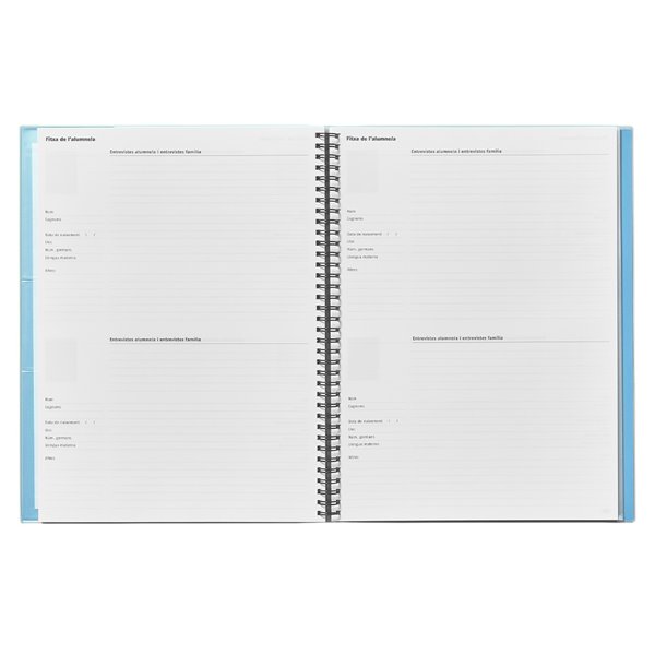 Bloc Triplex Additio Plan Curso Evaluacion Continua Plansemanal Tutorias Mas 6 Fundas Ransparentes 22,5X31Cm Catalan