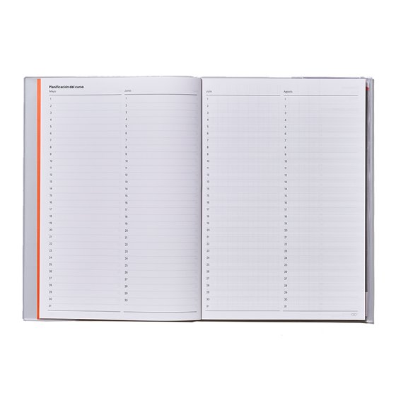 Cuaderno De Notas Additio Horario Planificacion Mensual Plan De Curso