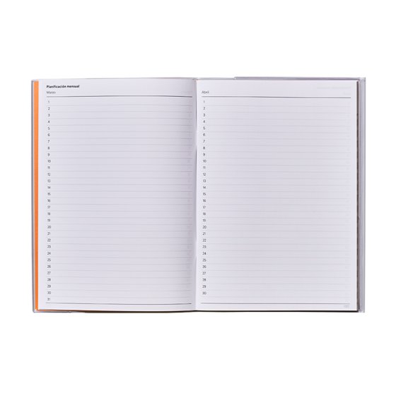 Cuaderno De Notas Aditio A5 Horario Planificacion Mensual Plan De Curso