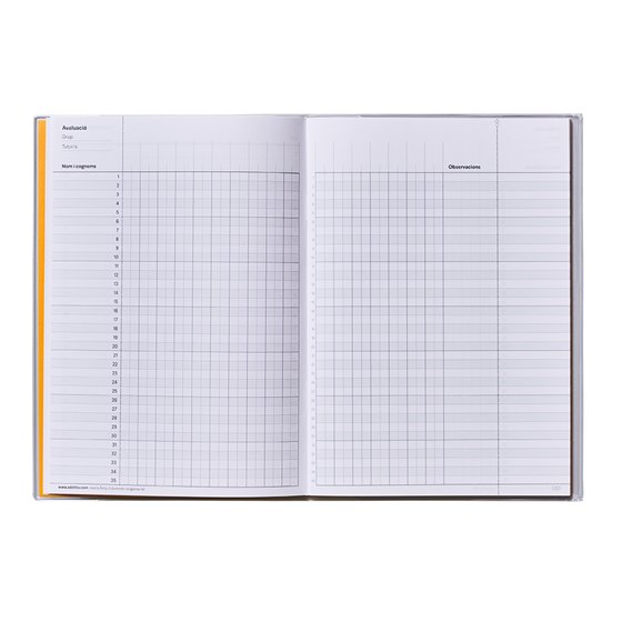 Bloc Notas Additio A5 Plan De Curso Y Evaluacion Continua En Catalan