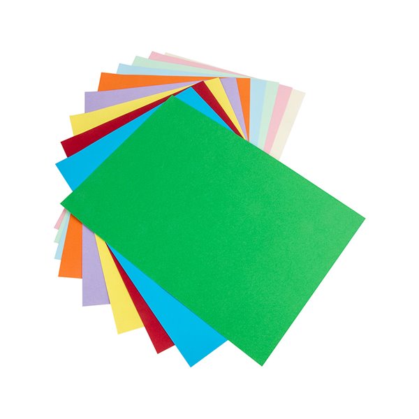Cartulina Liderpapel 50X65 Cm 180G/M2 25 Colores Surtidos Paquete De 25 Hojas
