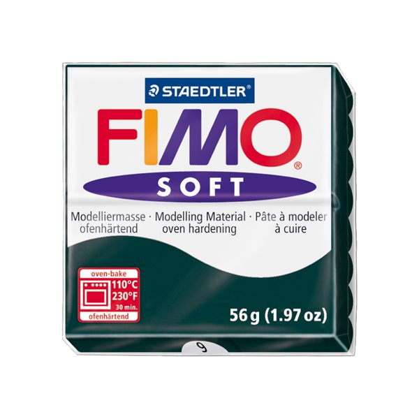 Pasta Staedtler Fimo Soft 57 Gr Color Negro