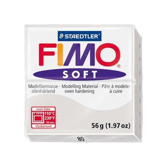 Pasta Staedtler Fimo Soft 57 Gr Color Gris
