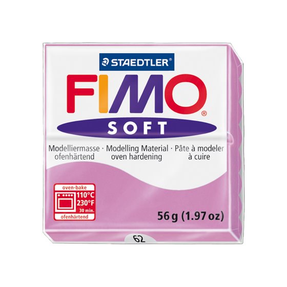 Pasta Staedtler Fimo Soft 57 Gr Color Violeta Claro