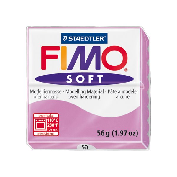 Pasta Staedtler Fimo Soft 57 Gr Color Violeta Claro