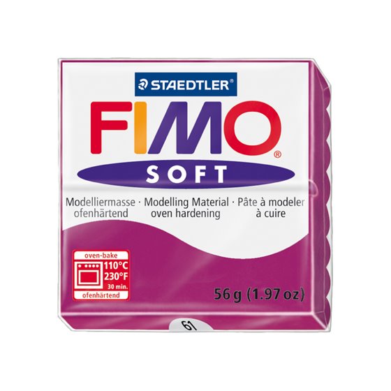 Pasta Staedtler Fimo Soft 57 Gr Color Purpura