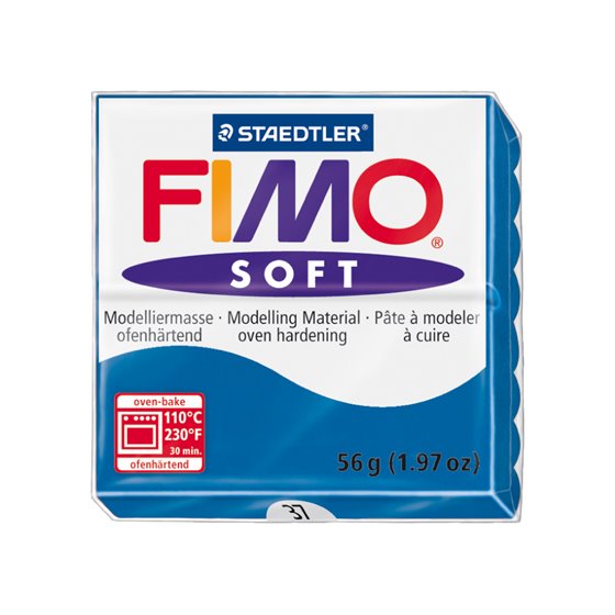 Pasta Staedtler Fimo Soft 57 Gr Color Azul