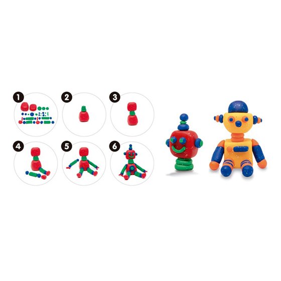 Pasta Milan Para Modelar Soft Dough Glitter Caja De 5 Botes Colores Surtidos 142 G