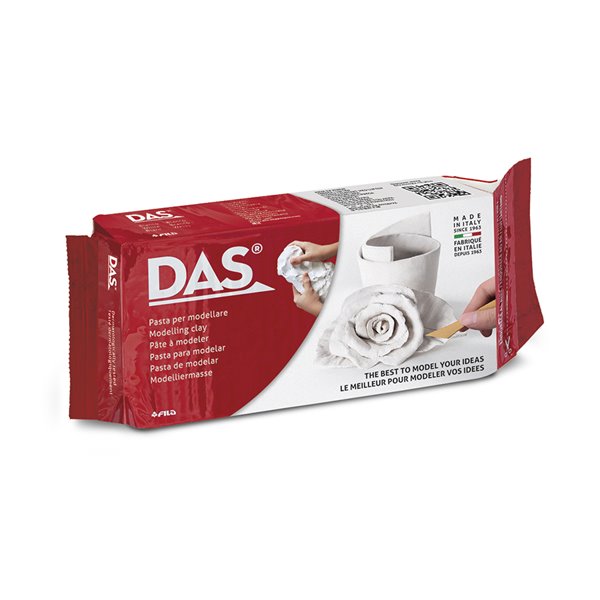 Pasta Das Blanca Para Modelar Seca Sin Coccion 500 Gr