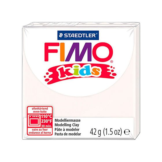 Pasta Staedtler Fimo Kids 42 Gr Color Blanco
