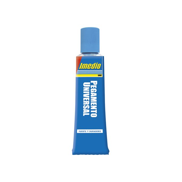 Pegamento Imedio Universal Transparente Banda Azul 35 Ml Unidad