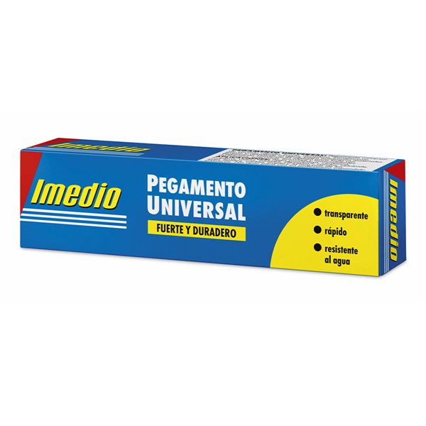 Pegamento Imedio Universal Transparente Banda Azul 35 Ml Unidad