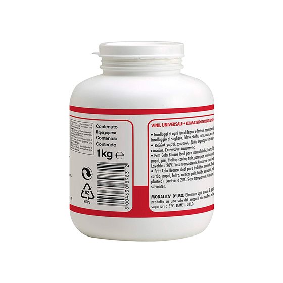 Pegamento Cola Vinilica Pritt Blanca Bote De 1000 Gr