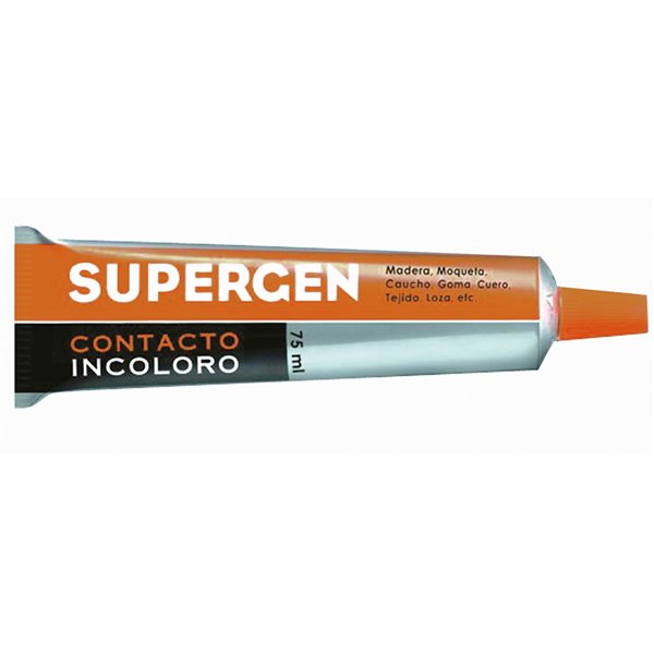 Pegamento Supergen Contacto Incoloro 75 Ml Unidad