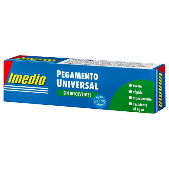 Pegamento Imedio Universal Sin Disolventes Transparente Banda Azul 35 Ml