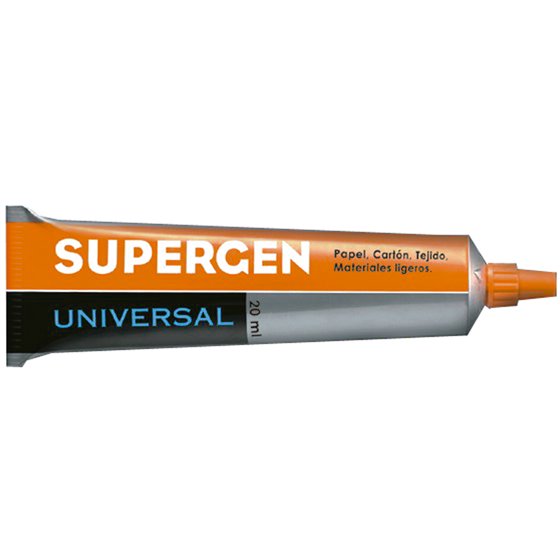 Pegamento Supergen Universal Transparente 20 Ml Unidad