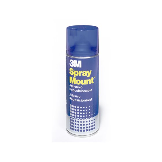 Pegamento 3M Spray Mount Adhesivo Reposicionable Bote De 400 Ml