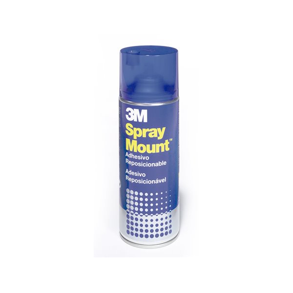 Pegamento 3M Spray Mount Adhesivo Reposicionable Bote De 400 Ml