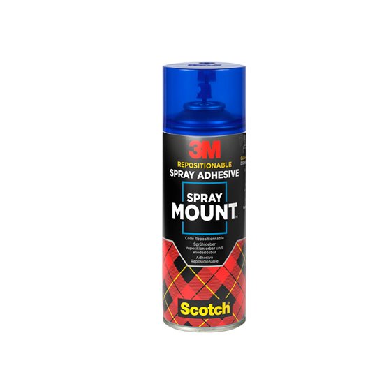 Pegamento 3M Spray Mount Adhesivo Reposicionable Bote De 400 Ml