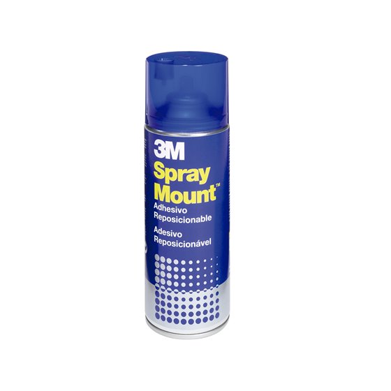 Pegamento 3M Spray Mount Adhesivo Reposicionable Por Tiempo Limitado Bote De 200 Ml