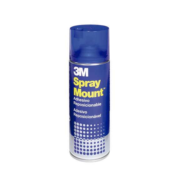 Pegamento 3M Spray Mount Adhesivo Reposicionable Por Tiempo Limitado Bote De 200 Ml