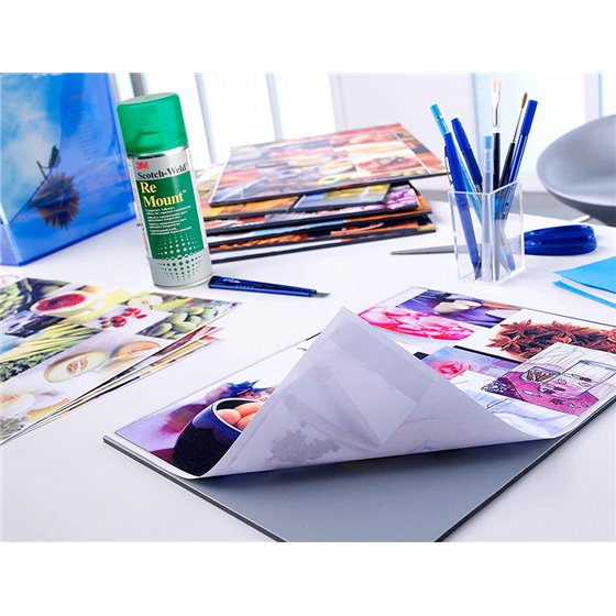 Pegamento 3M Spray Remount Adhesivo Reposicionable Indefinidamente Bote De 400 Ml