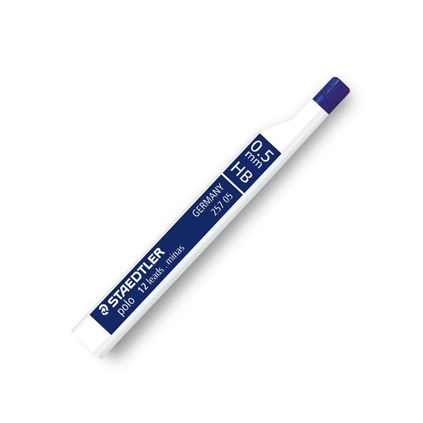 Minas Staedtler Grafito 0,5 Mm Hb Polo 257 Tubo Con 12 Minas