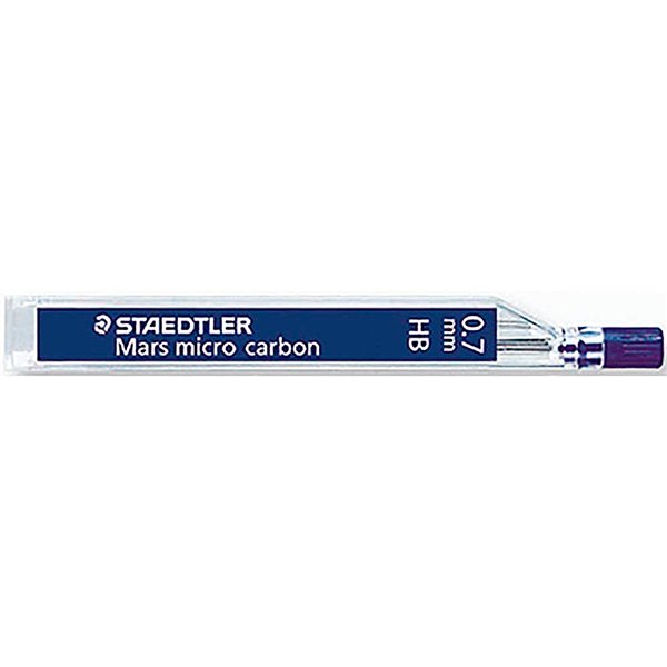 Minas Staedtler Mars Micro Grafito 0,7 Mm H Tubo Con 12 Unidades