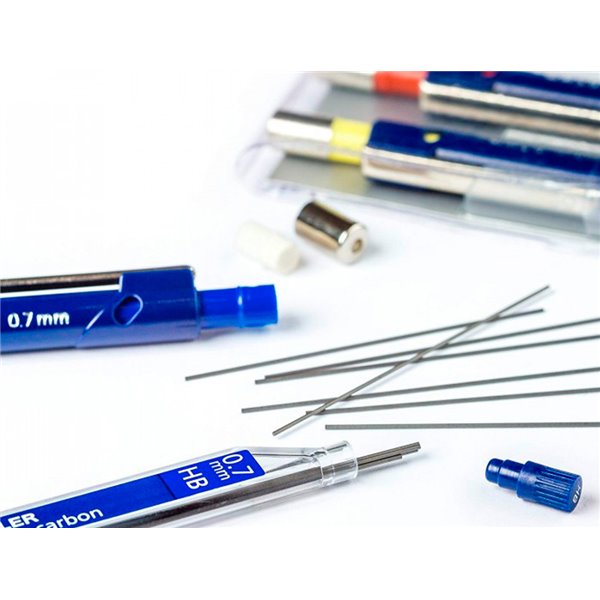 Minas Staedtler Mars Micro Grafito 0,7 Mm Hb Tubo Con 12 Minas