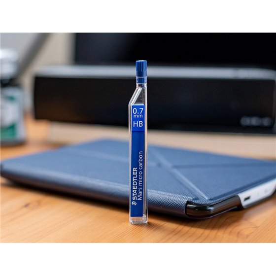 Minas Staedtler Mars Micro Grafito 0,7 Mm Hb Tubo Con 12 Minas